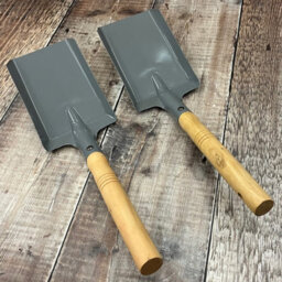 Selections Fireside Ash & Coal Shovel In French Grey (Set Of 2) - thumbnail 1
