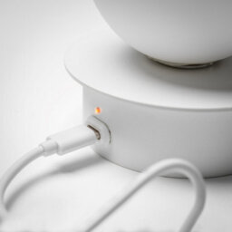 CGC Lighting Cgc Macie White & White Opal Globe Led Rechargeable Magnetic Usb Reading Bedside Wall Light Pull Cord Switch - thumbnail 8