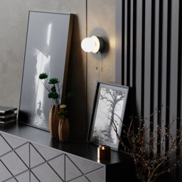 CGC Lighting Cgc Macie White & White Opal Globe Led Rechargeable Magnetic Usb Reading Bedside Wall Light Pull Cord Switch