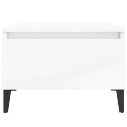 Berkfield Side Tables 2 Pcs High Gloss White 50X46X35 Cm Engineered Wood - thumbnail 7