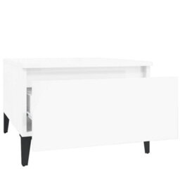 Berkfield Side Tables 2 Pcs High Gloss White 50X46X35 Cm Engineered Wood - thumbnail 8