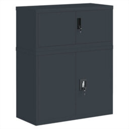 Berkfield File Cabinet Anthracite 90X40X110 Cm Steel - thumbnail 2