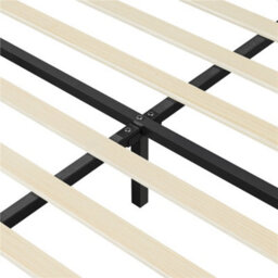 Yaheetech Black Double Bed Frame With Headboard - thumbnail 5