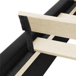 Yaheetech Black Double Bed Frame With Headboard - thumbnail 6