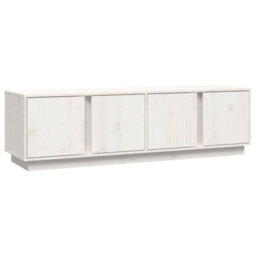 Berkfield Tv Cabinet White 140X40X40 Cm Solid Wood Pine - thumbnail 2