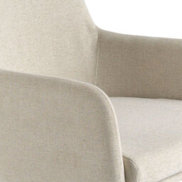 Stylish Beige Fabric Dining Chair By Angel Cerda - thumbnail 4