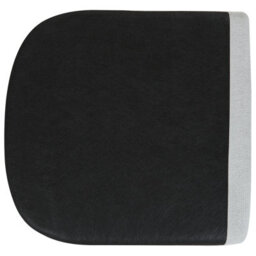Beliani Armchair, Light Grey Fabric Upholstery With Oval Headrest And Black Legs - Retro Glam. - thumbnail 7