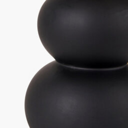 Pacific Lifestyle Set Of 2 Aaliyah Black Curved Bottle Ceramic Table Lamp - thumbnail 8