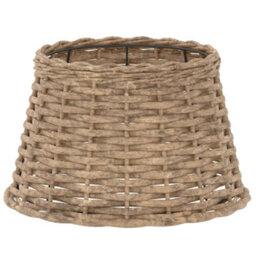 Walplus Lamp Shade Brown 38X23 Cm Wicker - thumbnail 2