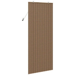 Berkfield Window Blind With Curtains Manual Brown 90 X 220 Cm Bamboo - thumbnail 5