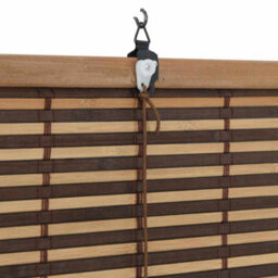 Berkfield Window Blind With Curtains Manual Brown 90 X 220 Cm Bamboo - thumbnail 8