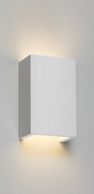 Luminosa Lighting Luminosa G9 Cuboid Up And Down Plaster Wall Light 230V Ip20 40W - image 1