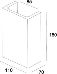 Luminosa Lighting Luminosa G9 Cuboid Up And Down Plaster Wall Light 230V Ip20 40W - thumbnail 2