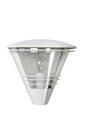 Lucide Livia Modern Wall Light Outdoor - 1Xe27 - Ip44 - White - thumbnail 3