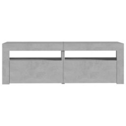 Walplus Tv Cabinet With Led Lights Concrete Grey 120X35X40 Cm - thumbnail 8