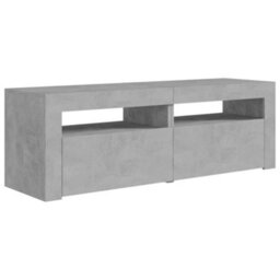 Walplus Tv Cabinet With Led Lights Concrete Grey 120X35X40 Cm - thumbnail 7