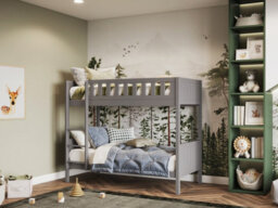 Flair Bea Shorty Wooden Bunk Bed (75X175Cm) - Grey - thumbnail 2