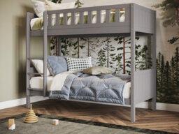 Flair Bea Shorty Wooden Bunk Bed (75X175Cm) - Grey - thumbnail 3