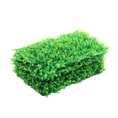 Darphe 6-Pack Decorative Artificial Grass Plant Wall Panels 60Cm W X 4Cm D X 40Cm H - image 1