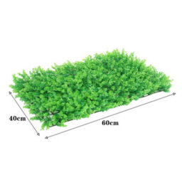 Darphe 6-Pack Decorative Artificial Grass Plant Wall Panels 60Cm W X 4Cm D X 40Cm H - thumbnail 8