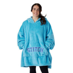 Lilo & Stitch Womens/ladies Hoodie Blanket Blue (One Size) - thumbnail 4