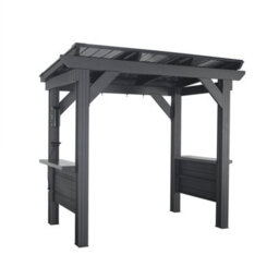 Backyard Discovery Rockport Galvanised Steel Outdoor Bbq/grill Gazebo With Powerport 2.6M X 1.6M (8Ft X 5Ft) - thumbnail 2