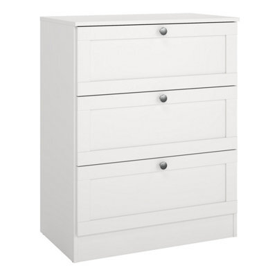 Furniture To Go Brande Chest With 3 Frame Drawers In White - image 1