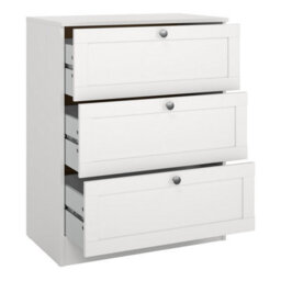 Furniture To Go Brande Chest With 3 Frame Drawers In White - thumbnail 5
