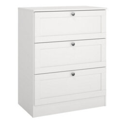 Furniture To Go Brande Chest With 3 Frame Drawers In White - thumbnail 1