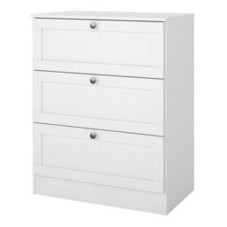 Furniture To Go Brande Chest With 3 Frame Drawers In White - thumbnail 3