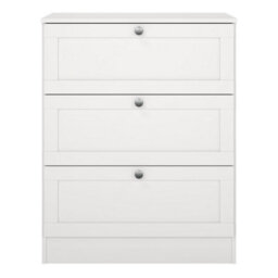 Furniture To Go Brande Chest With 3 Frame Drawers In White - thumbnail 2