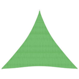 Berkfield Sunshade Sail 160 G/m2 Light Green 4.5X4.5X4.5 M Hdpe - thumbnail 1