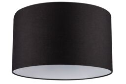 GoodHome Kpezin Charcoal Fabric Dyed Circular Light Shade (D)40Cm - thumbnail 2