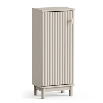 Bathroom Storage Cabinet, Stone Slim Freestanding Bathroom Cupboard - image 1