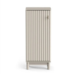 Bathroom Storage Cabinet, Stone Slim Freestanding Bathroom Cupboard - thumbnail 6