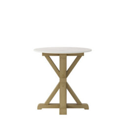 LPD Harrow Stone & Latte Side Table, Sintered Stone Top, Heat & Scratch Resistant - thumbnail 3