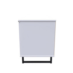 Beijing 2 Door 1 Drawer Wide Tv Unit In White Matt (Ready Assembled) - thumbnail 2