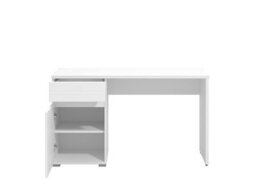Amos Mann Furniture Langley White Gloss Computer Office Study Desk With Drawer And Cupboard - thumbnail 6