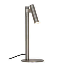 Nordlux Makoto Indoor Table Lamp Silver Aluminium G9 Adjustable Head - Mains Powered, Ip20 - thumbnail 1
