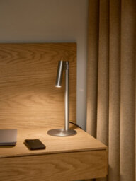 Nordlux Makoto Indoor Table Lamp Silver Aluminium G9 Adjustable Head - Mains Powered, Ip20 - thumbnail 7