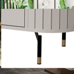 Zante I Modern Bedroom Furniture Set With Metal Legs And Soft Close System Black - thumbnail 6
