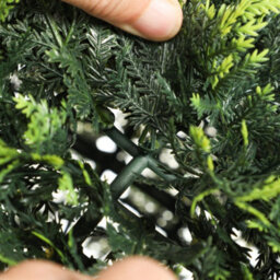Homcom Set Of 2 Artificial Plant Topiary Balls, Faux Plants For Decor, Green - thumbnail 8