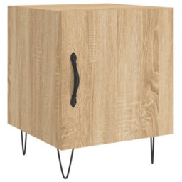 Berkfield Bedside Cabinet Sonoma Oak 40X40X50 Cm Engineered Wood - thumbnail 2