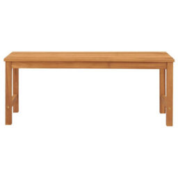 Walplus Garden Bench 114 Cm Solid Teak Wood - thumbnail 3