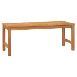 Walplus Garden Bench 114 Cm Solid Teak Wood - thumbnail 1