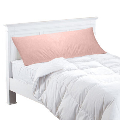 Bolster Pillowcase - Cotton Blend Cover, Fits Duck Feather Bolster Pillow (King, 5Ft, Light Pink) - image 1