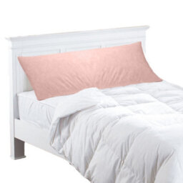 Bolster Pillowcase - Cotton Blend Cover, Fits Duck Feather Bolster Pillow (King, 5Ft, Light Pink)