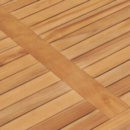 Berkfield Garden Dining Table 120X70X77 Cm Solid Teak Wood - thumbnail 5