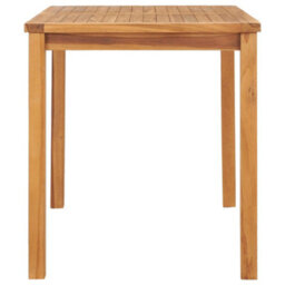 Berkfield Garden Dining Table 120X70X77 Cm Solid Teak Wood - thumbnail 3