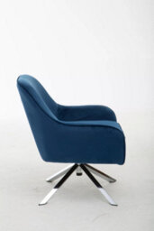 Orsina Midnight Velvet Arm Chair, Luxury Velvet Upholstered Accent Chair, Comfortable Armchair For Home - thumbnail 3